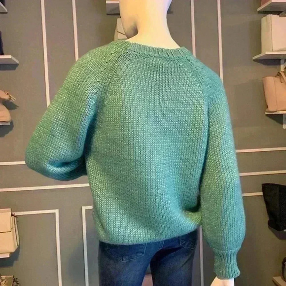 Worthington green/teal color loose sweater - Picture 7 of 11